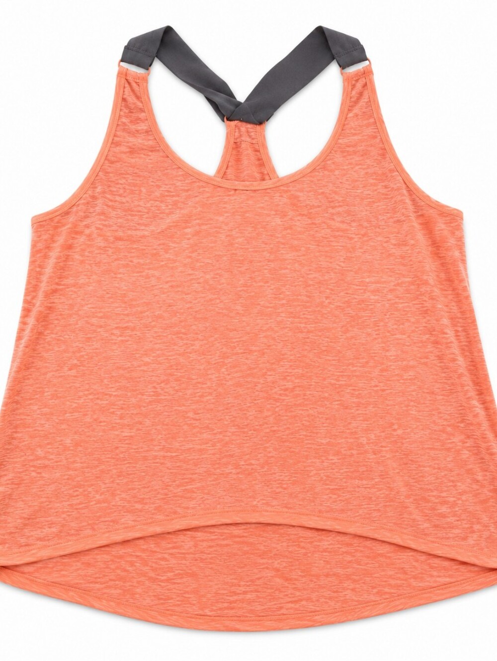 Old Navy Womens Orange Tank Top with Black Straps Sz XL